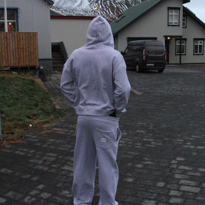 Gray Nordic Straight Leg Pants